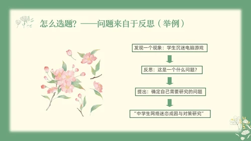 绿色小清新教师专业成长教师专业发展PPT模板宣传PPT动教师培训