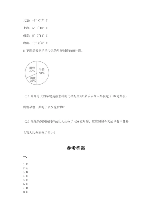 小学数学六年级下册竞赛试题精品【突破训练】.docx