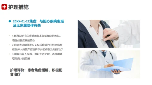 急性心梗术后护理查房通用PPT模板