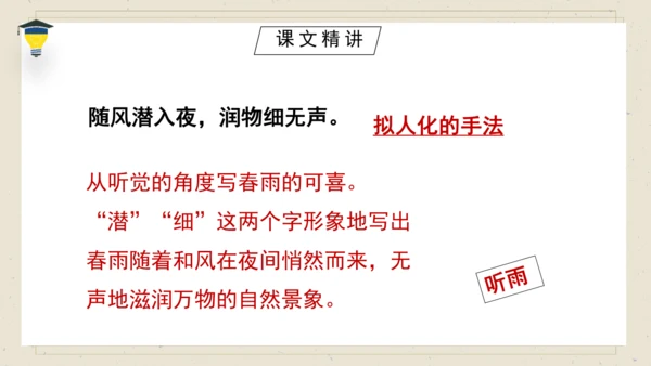 古诗词诵读 3 春夜喜雨 课件
