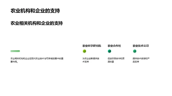 现代农业技术与可持续发展