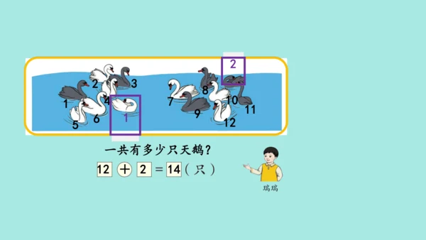 (2023新插图)人教一年级数学上册 8.解决问题（第1课时）课件(共42张PPT)