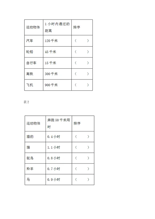 教科版科学三年级下册第一单元《物体的运动》测试卷典优