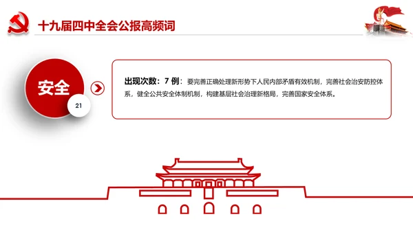 学习解读十九届四中全会会议公报精神PPT模板