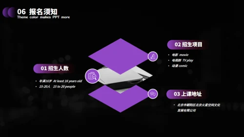 招生计划培训通用PPT母版