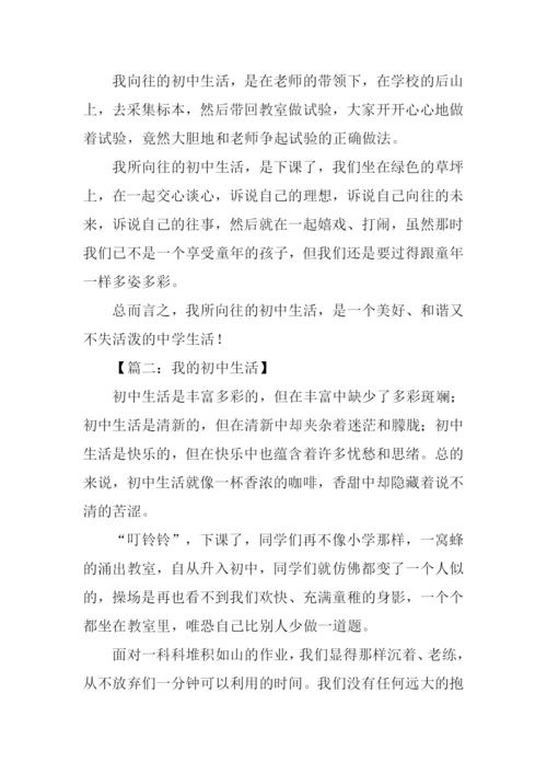 我的初中生活作文初三.docx