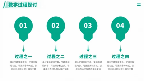 青绿色简约风教育课件教学说课开学公开课微课比赛讲课大赛汇报述职PPT模板