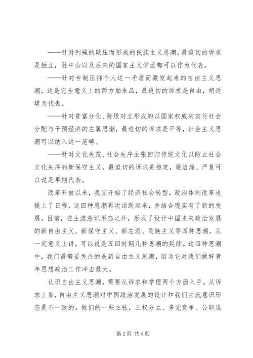 共青团：关于政治思潮与青年思想的引领 (3).docx