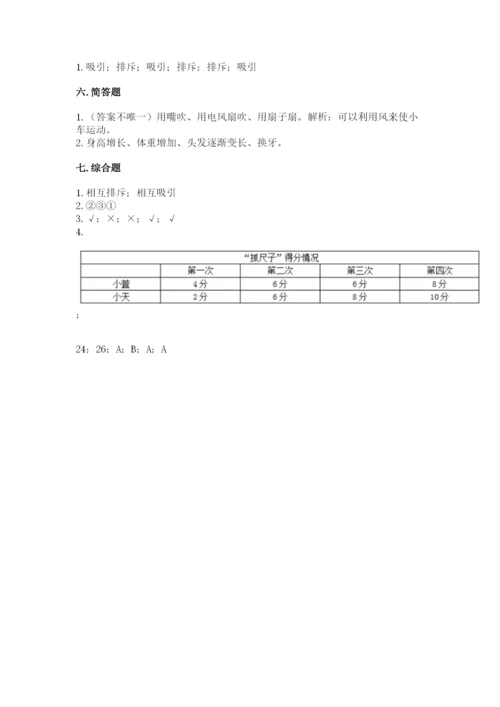 教科版二年级下册科学知识点期末测试卷及参考答案【突破训练】.docx