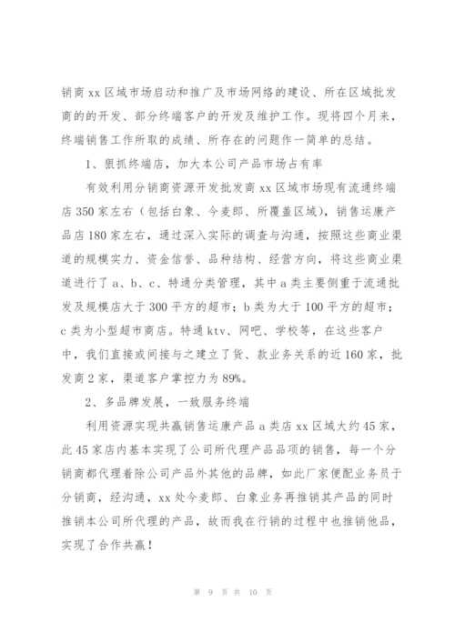 终端销售工作总结.docx