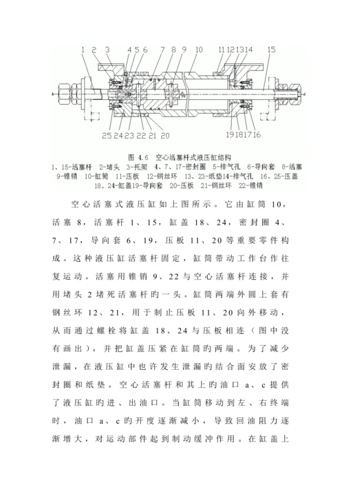 液压缸全套图纸专项说明书.docx