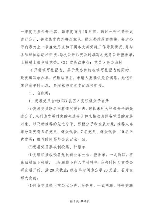 村级党组织组织规范化建设档案资料五篇 (2).docx