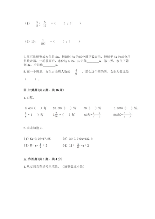六年级下册数学期末测试卷附完整答案（名校卷）.docx