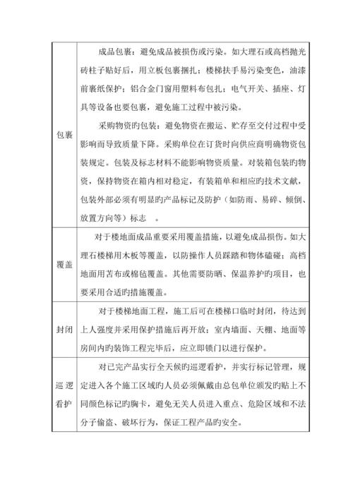 成品保护专题方案.docx