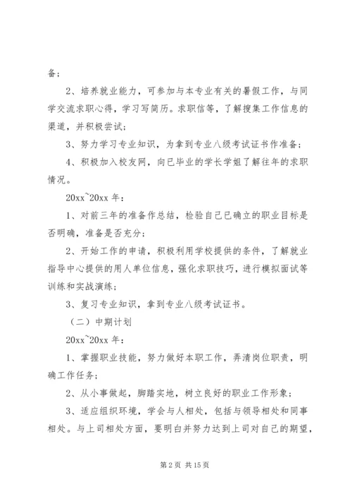 职业行动计划范文3篇.docx