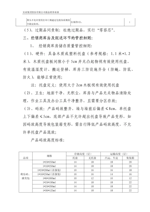 奶业公司销售部质量管控推进方案.docx