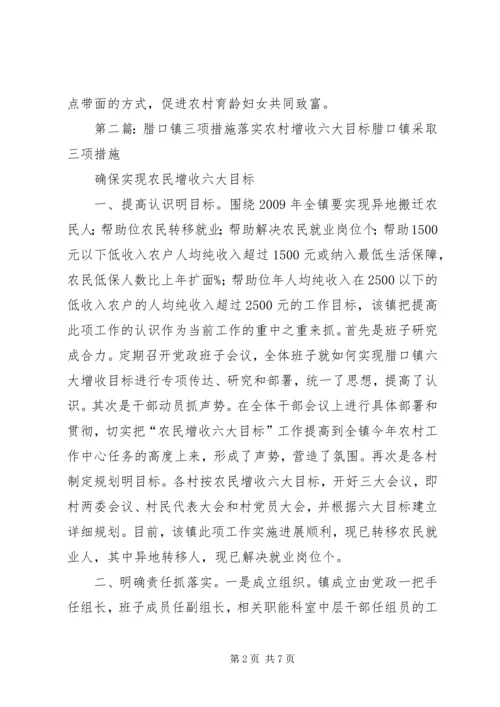 唐坊镇四项措施助农村妇女增收致富.docx