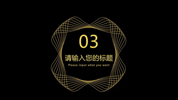 高级黑金工作总结汇报PPT模板
