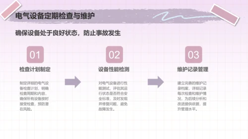兔崽子紫色卡通风用电安全通用模版