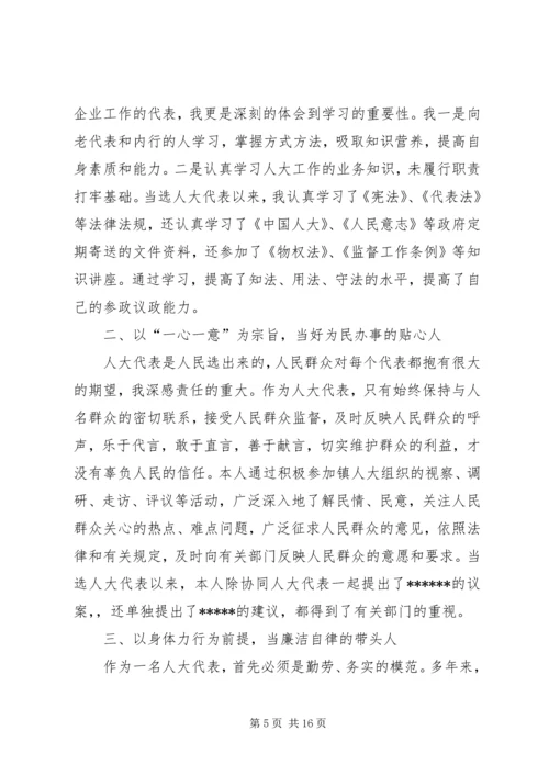 企业人大代表述职报告[1]精编.docx