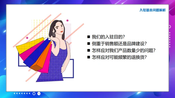 入驻天猫电子商城电商策划通用PPT模板