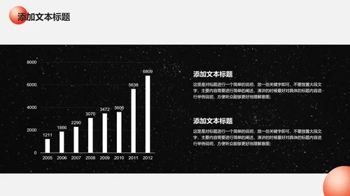 黑红色商务风总结汇报通用PPT演示模板