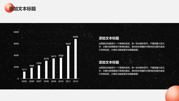 黑红色商务风总结汇报通用PPT演示模板