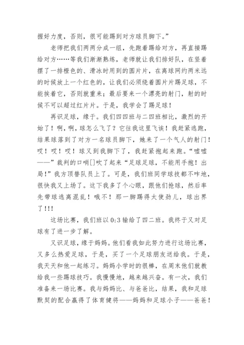 “我与足球的故事”征文.docx