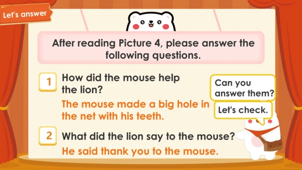 Unit 1 The lion and the mouse Period1（课件(共49张PPT)