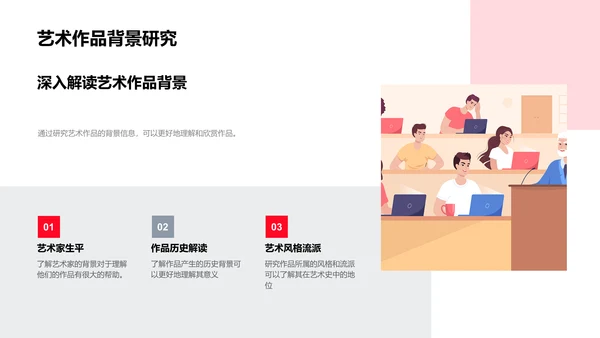艺术欣赏课程教学PPT模板