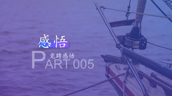 扬帆起航蜕变成长通用PPT模板