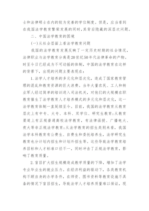 法学教育相关论文.docx