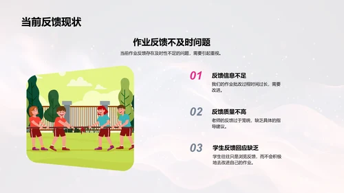 教学反馈助力学习PPT模板