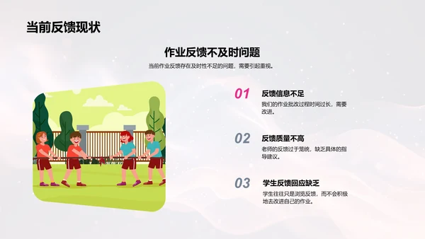 教学反馈助力学习PPT模板