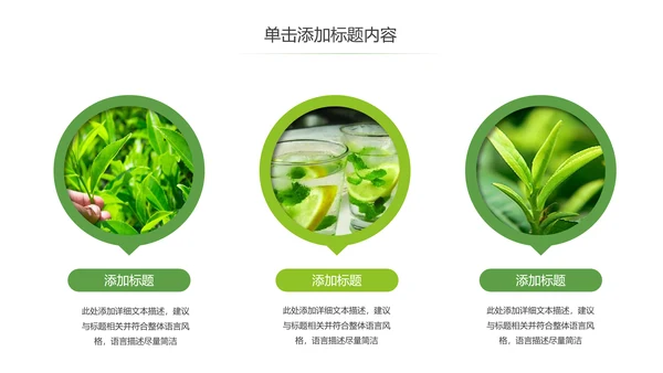 茶文化茶叶绿茶产品介绍动态PPT模板
