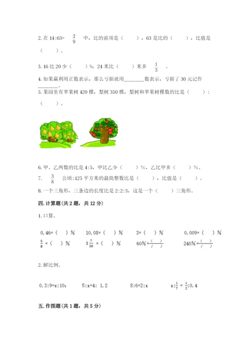 小学六年级下册数学期末卷【中心小学】.docx