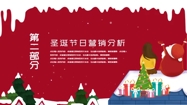 圣诞快乐活动策划通用PPT模板