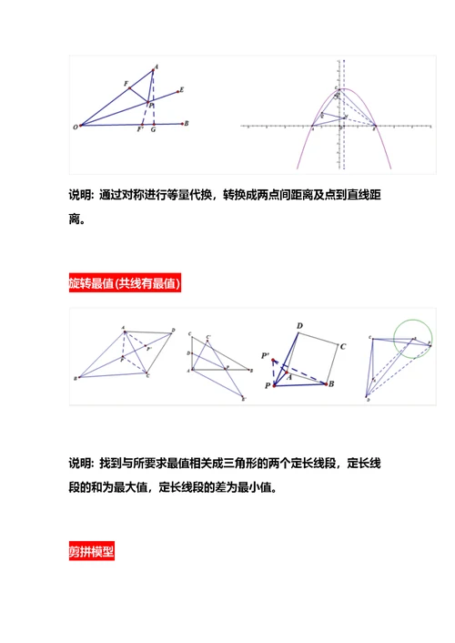 初中数学几何模型大全 经典题型(共48页)