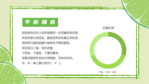 学生营养日主题班会通用PPT模板