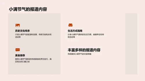 小满节气媒体传播PPT模板