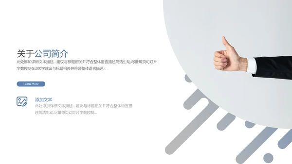 2021精美欧美风企业简介公司介绍PPT