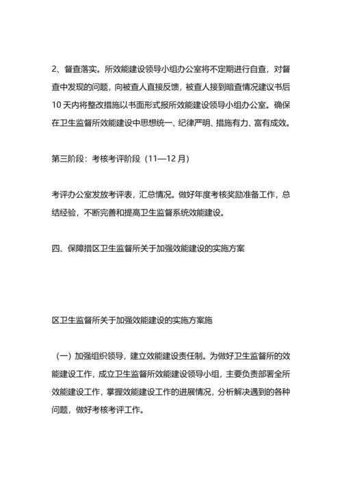 加强效能建设优化发展环境整改方案.docx