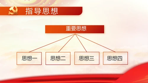 红色大气党建党支部工作专题PPT党课