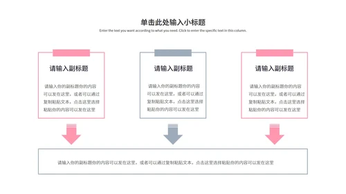 粉色小清新竞聘述职报告PPT模板