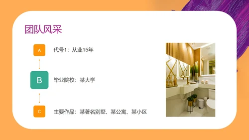橙色简约风市场家装装修公司宣传PPT模板