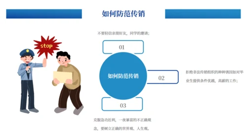 打击防范电信诈骗通用PPT模板