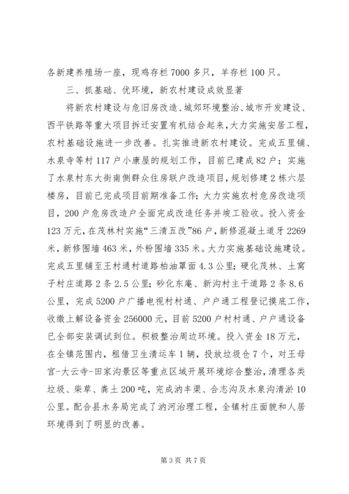 全县经济社会发展典型经验材料.docx