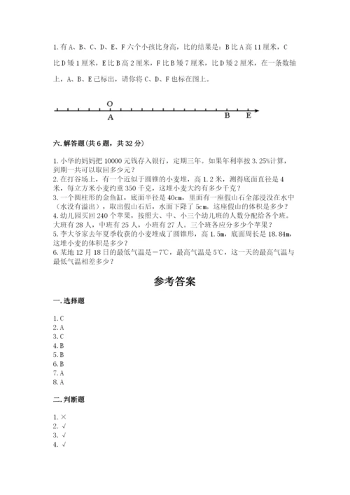 小升初六年级期末测试卷【达标题】.docx