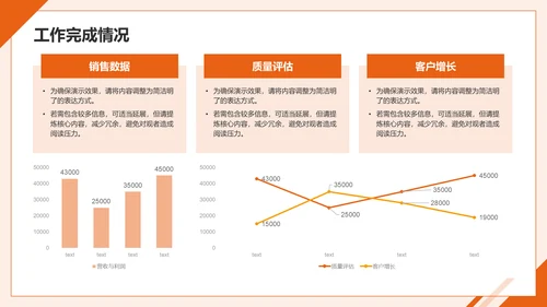 橙色扁平风下一步工作计划安排PPT模板