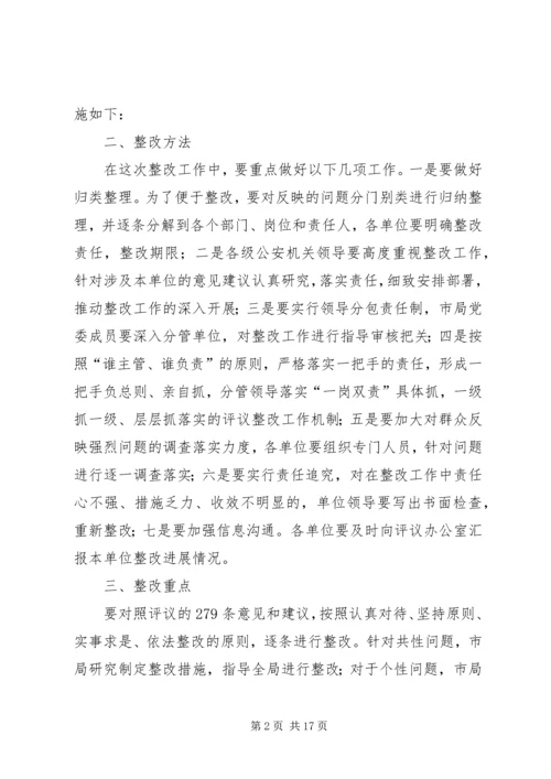 公安系统政风行风评议治理措施.docx